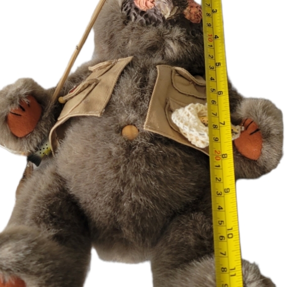 Gund Bartons Creek Collection 1999 Fenton Fishing Bear - Picture 6 of 6